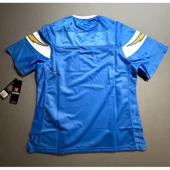 San Diego Chargers NFL Pro Line Jersey Womens Medium Blue Blank Short Sleeve. - Picture 8 of 12